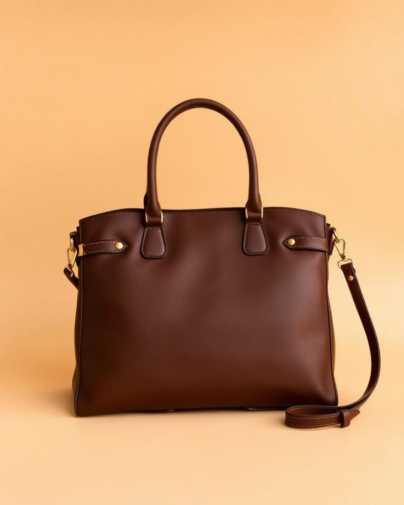 Chestnut Leather Tote